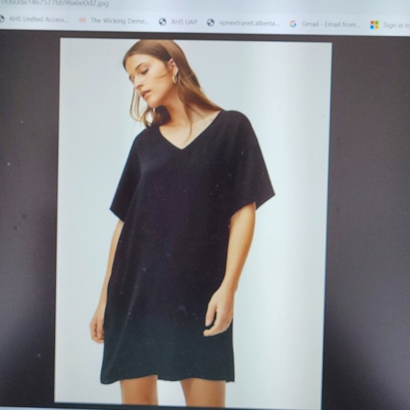 Aaron dress black